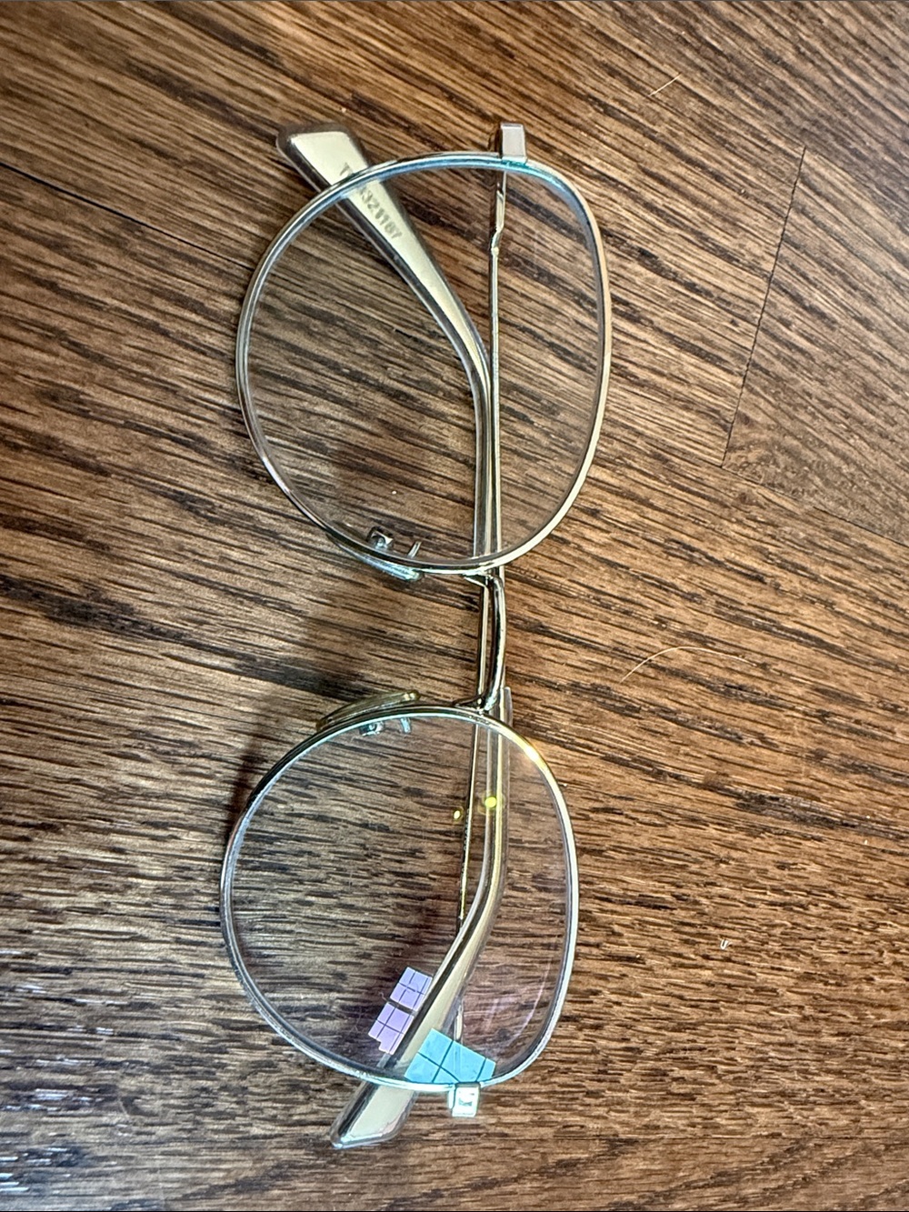 Celine Silver Metal Round Eyeglasses